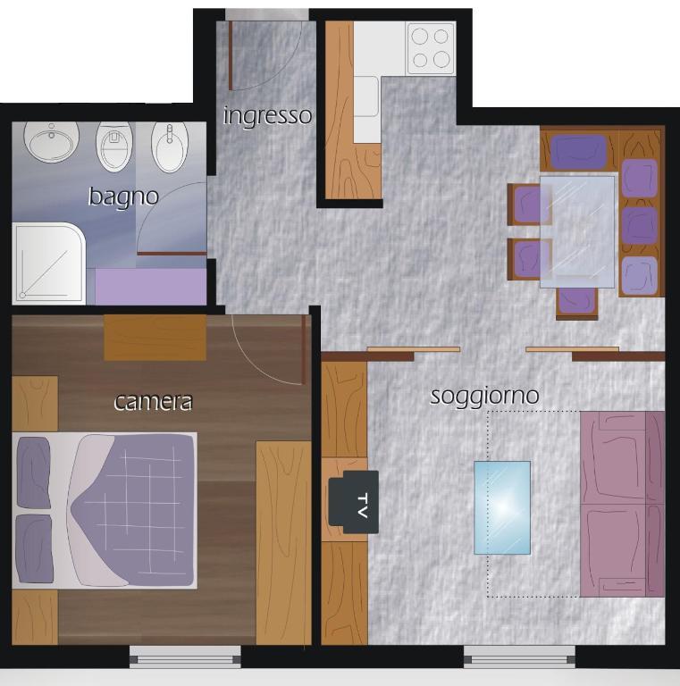 Residence Lagorai - Fiemme Holidays 프레다초 객실 사진
